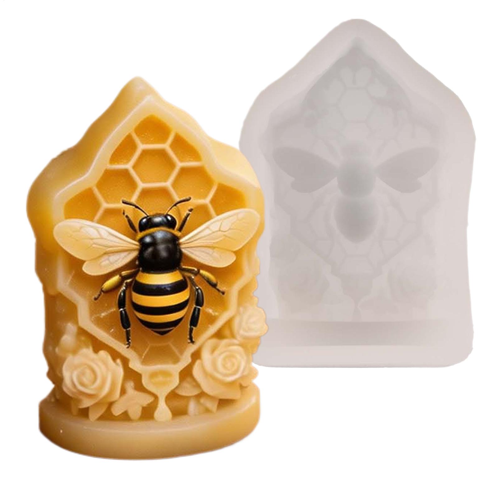 Candle Supplies Beeswax - Honey Comb Silicone Mold 3D Hone