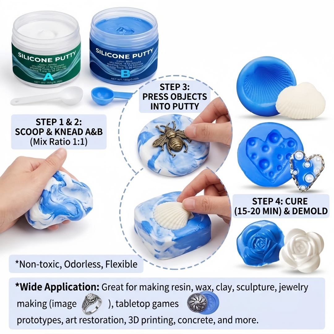 Silicone Putty Mold Making Sup - огляд і ціна Candle Making Supplies Usa
