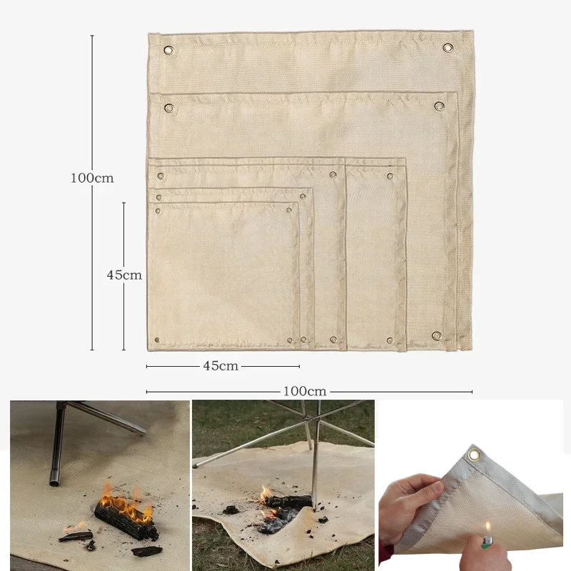 Camping Fireproof Mat Heat Res - огляд і ціна Heat Resistant Mat