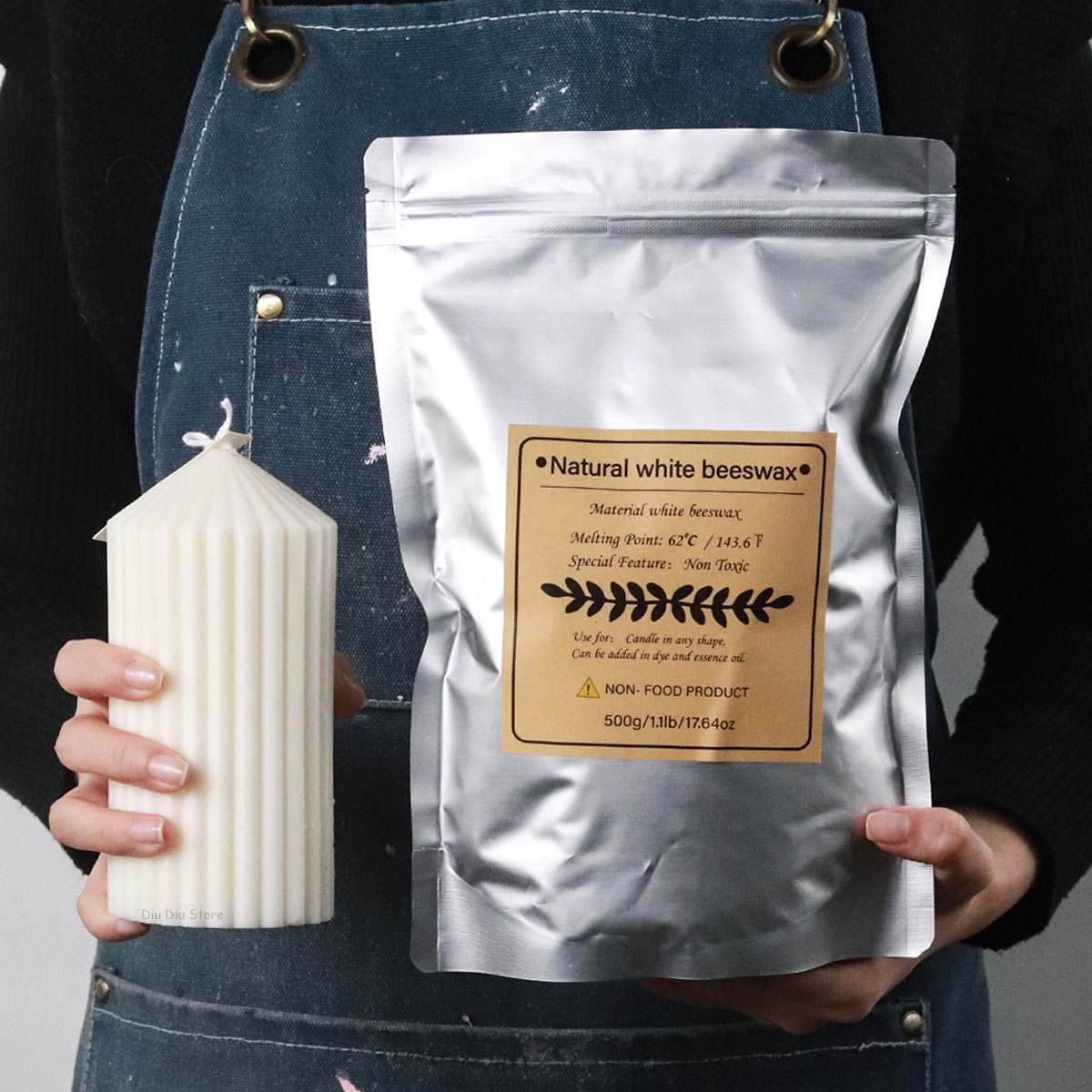 White Beeswax Pure Natural Gra - огляд і ціна Candle Supplies Beeswax