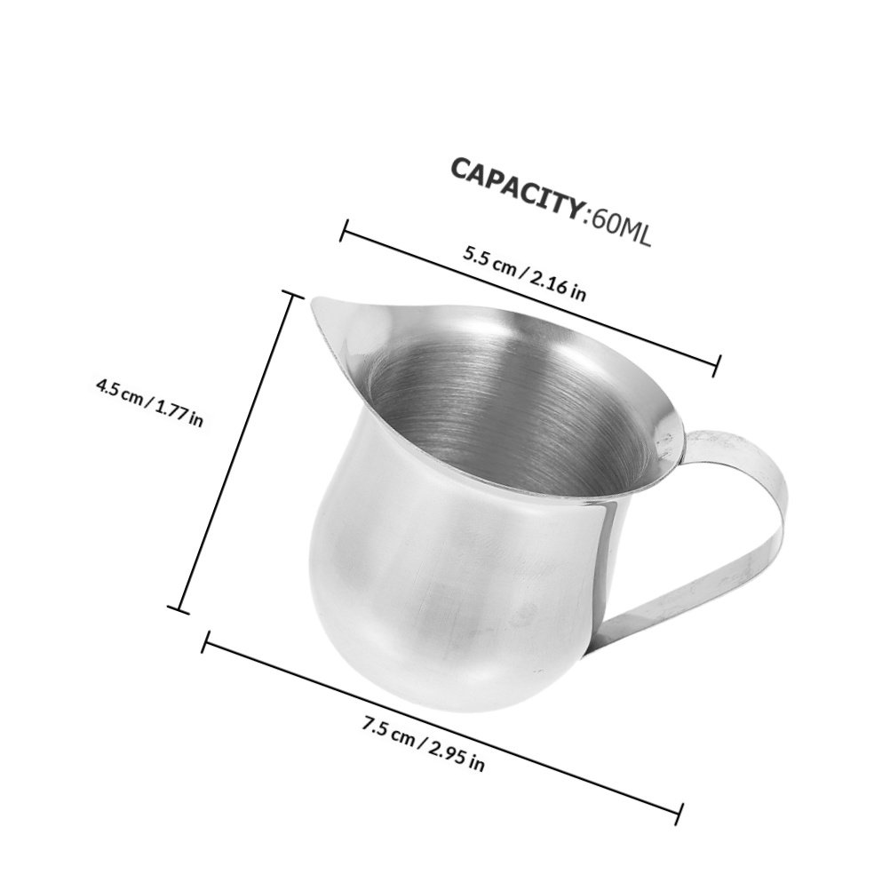 2Pcs Stainless Steel Small Cre - огляд і ціна Pour Spout Pitcher