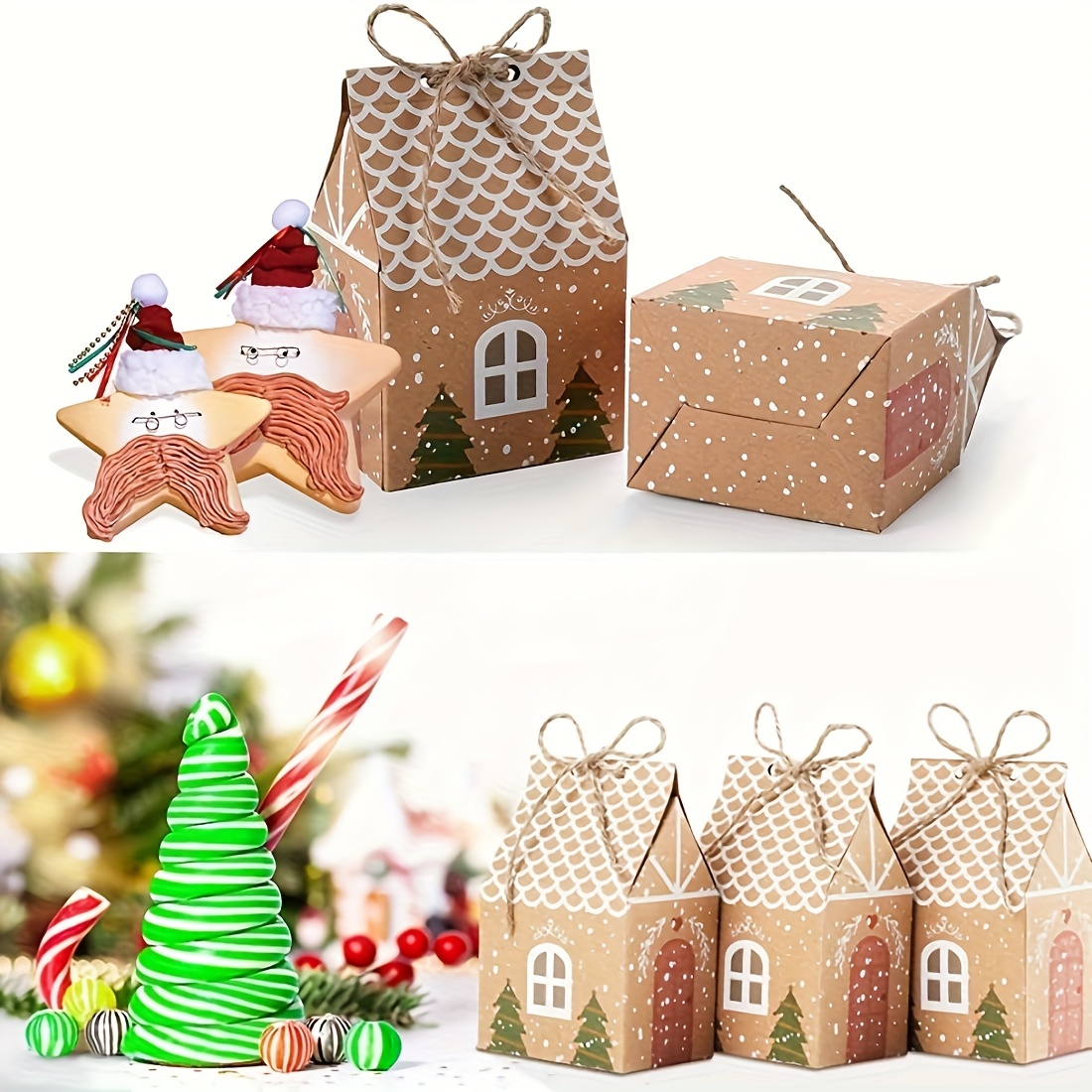 10/20pcs Mini Kraft Paper Gift - огляд і ціна Kraft Paper Box