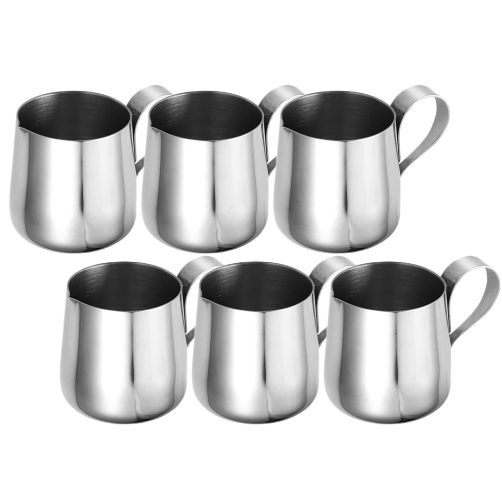 6 Pack Stainless Steel Creamer - огляд і ціна Pour Spout Pitcher