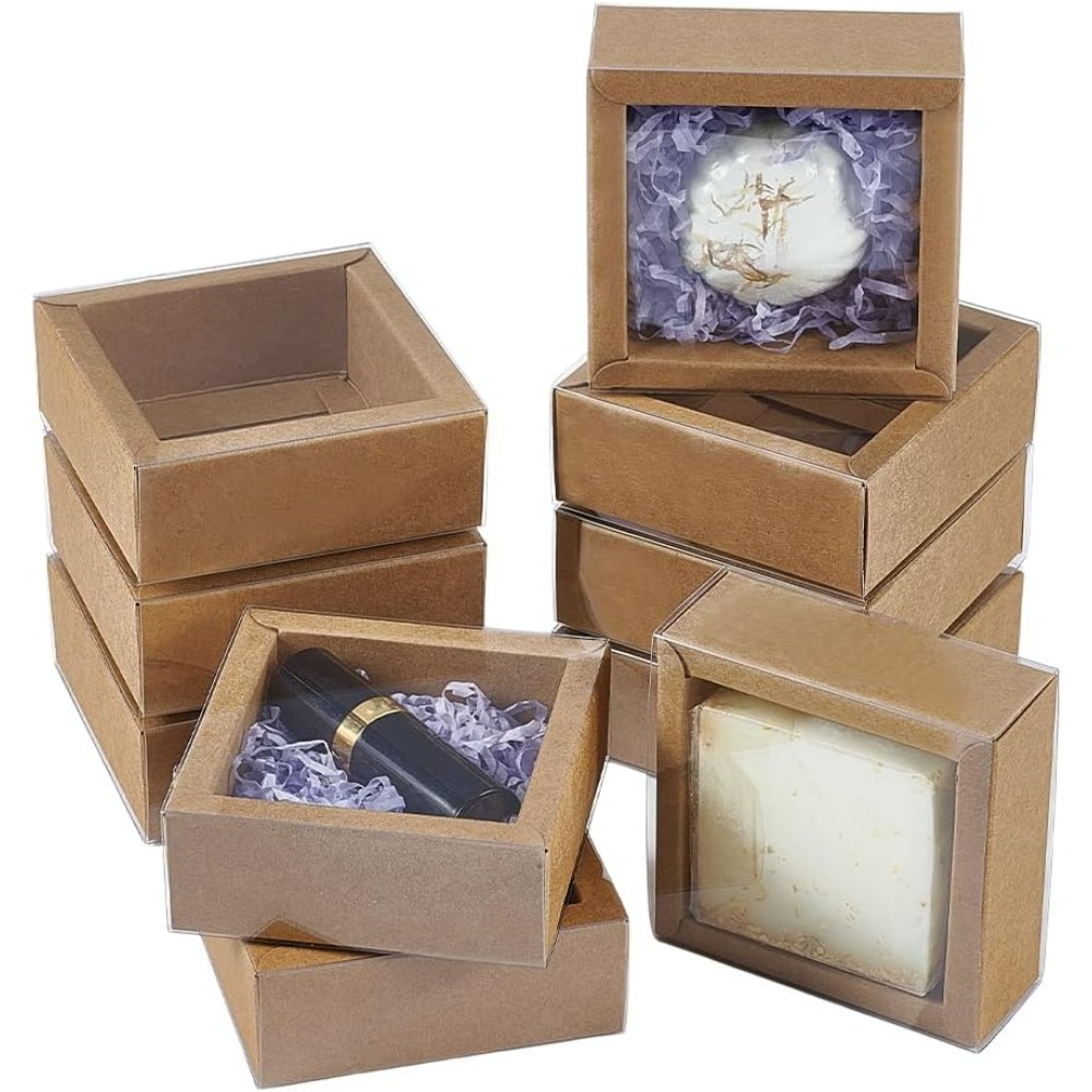 16pcs Kraft Paper Drawer Box 3 - огляд і ціна Kraft Paper Box