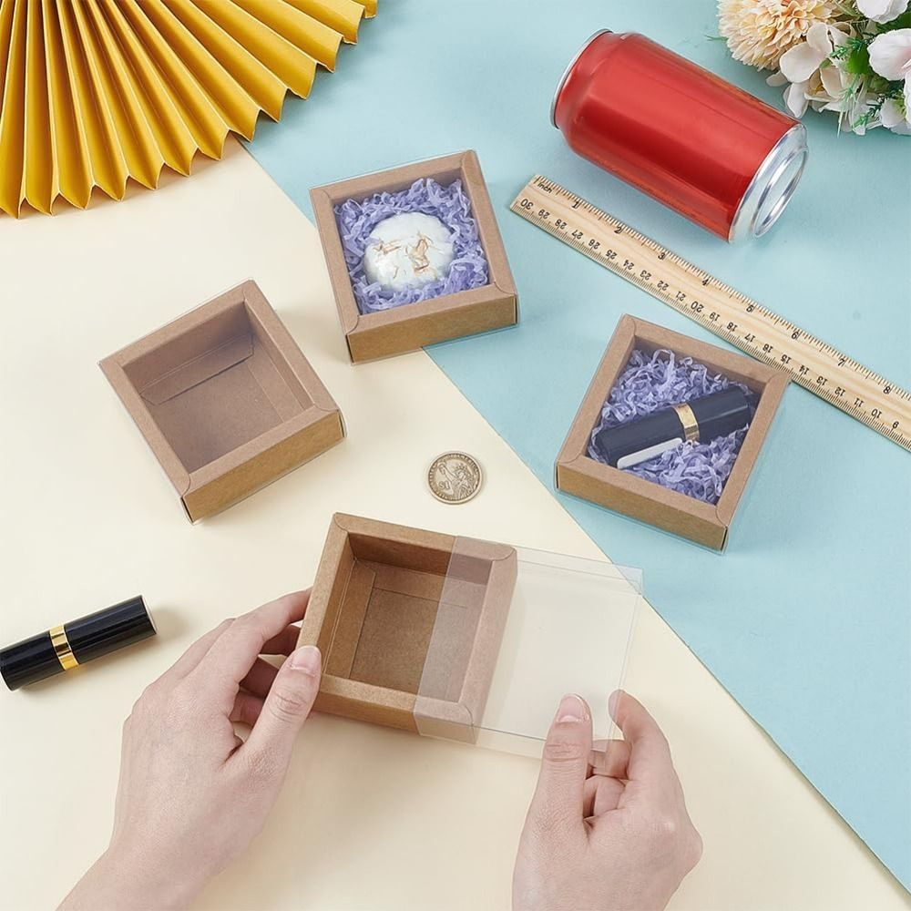 16pcs Kraft Paper Drawer Box 3 - огляд і ціна Kraft Paper Box
