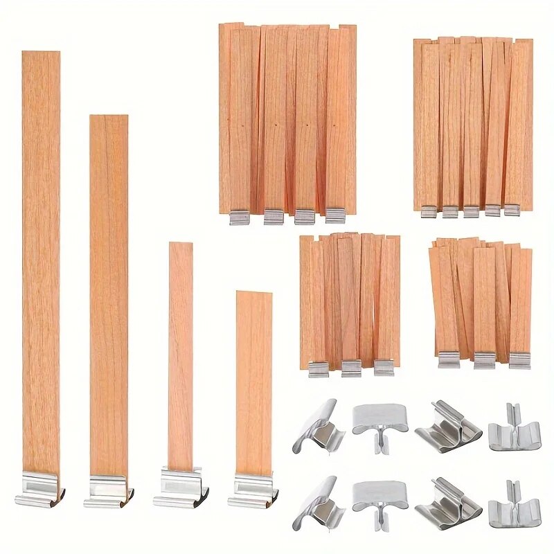 30pcs High Quality Wooden Cand - огляд і ціна Candle Supplies Beeswax