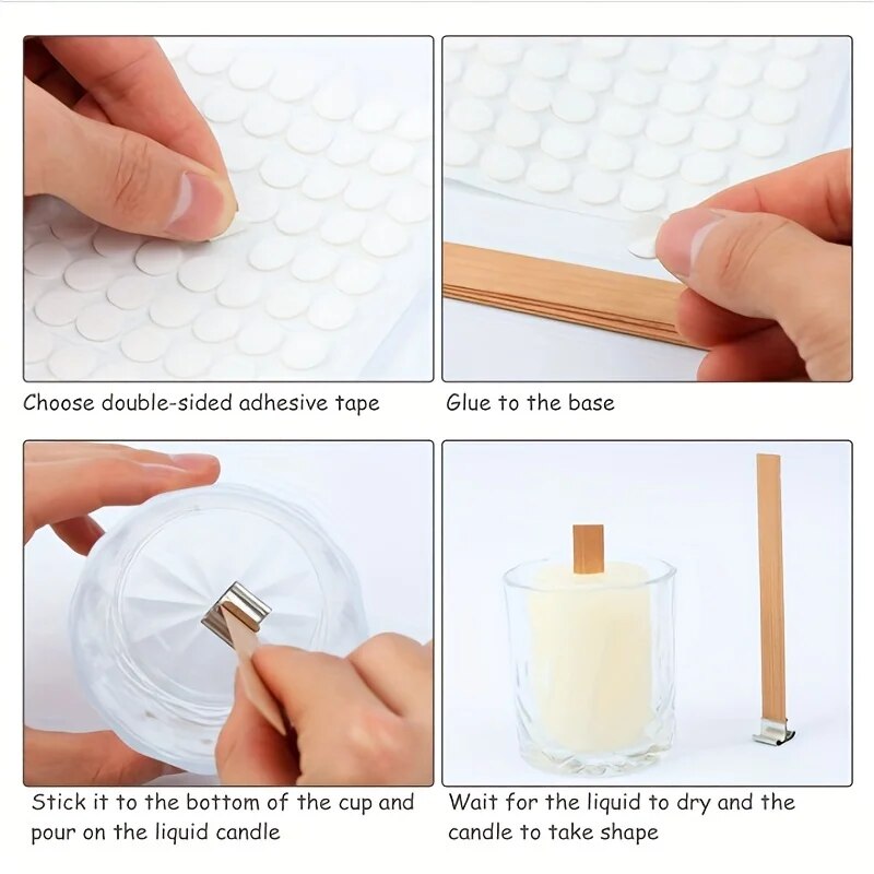 30pcs High Quality Wooden Cand - огляд і ціна Candle Supplies Beeswax