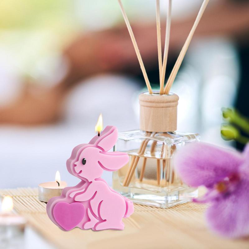Rabbit Silicone Mold Bunny Sha - огляд і ціна Candle Making Supplies Usa