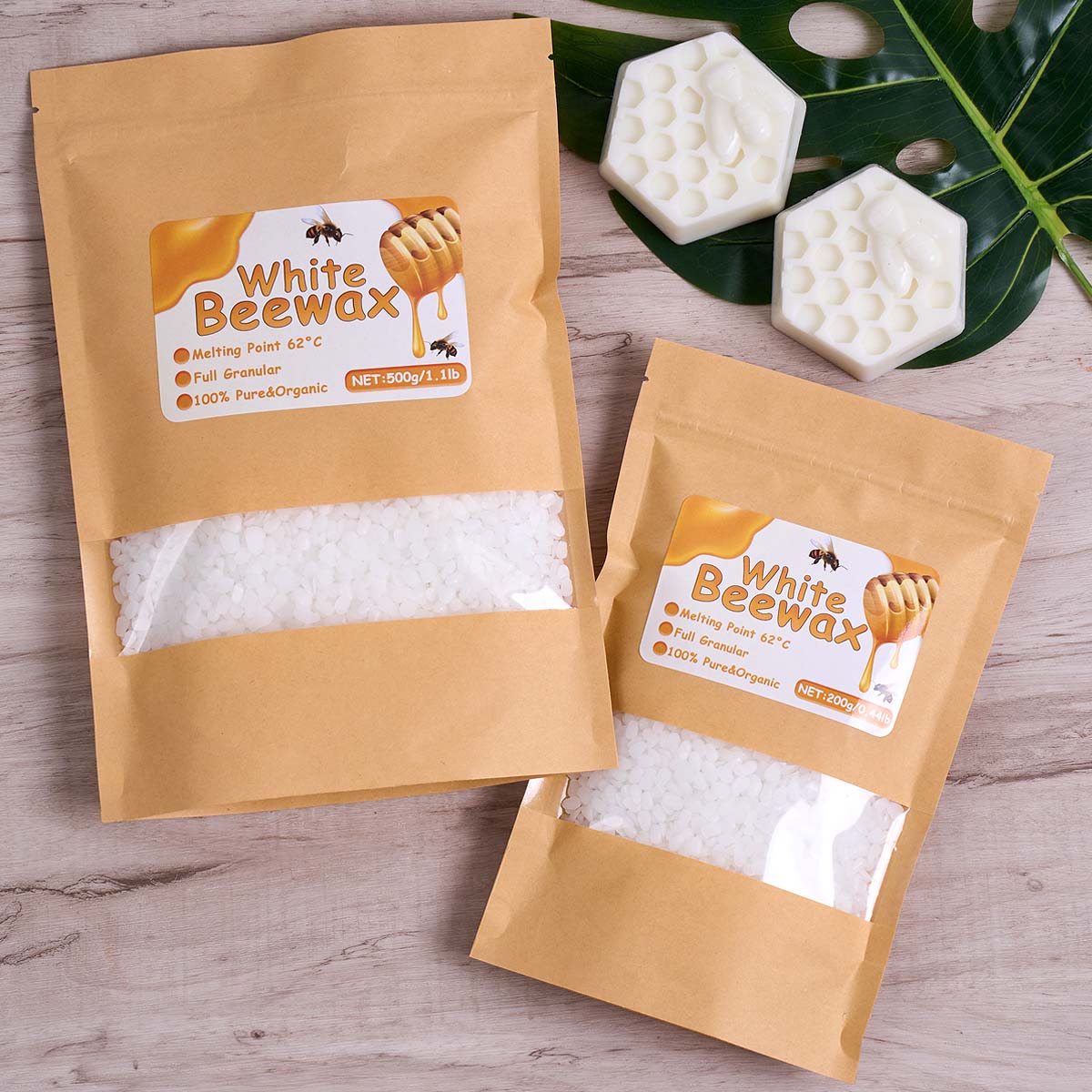 1000g White Beeswax DIY Candle - огляд і ціна Candle Supplies Beeswax