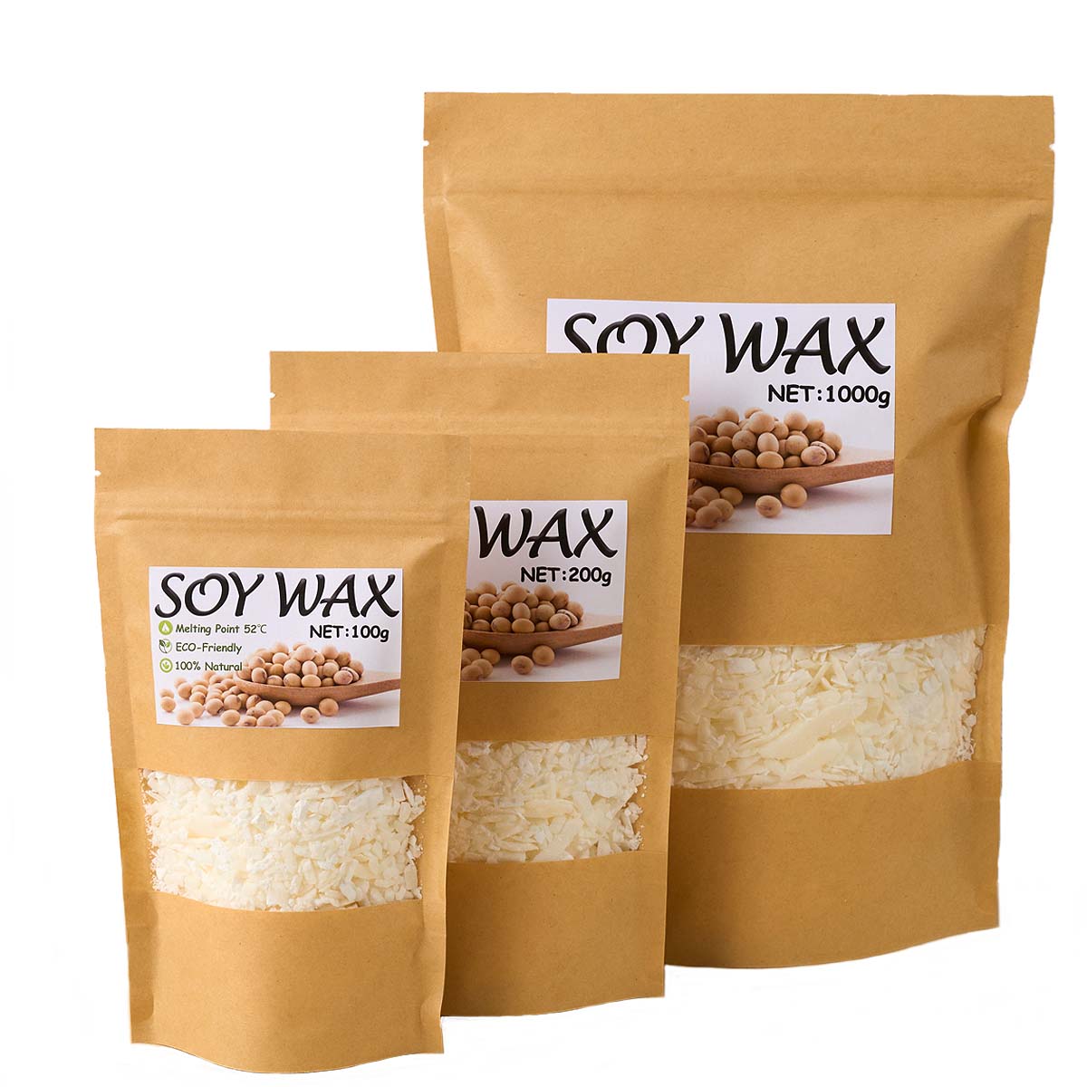 1 Pounds Pure White Soy Wax Fo - огляд і ціна Candle Making Supplies Usa