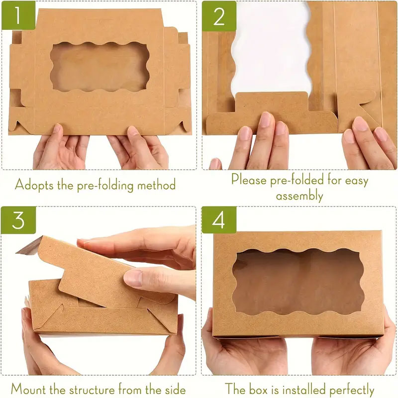 15/30pcs Kraft Paper Gift Boxe - огляд і ціна Kraft Paper Box