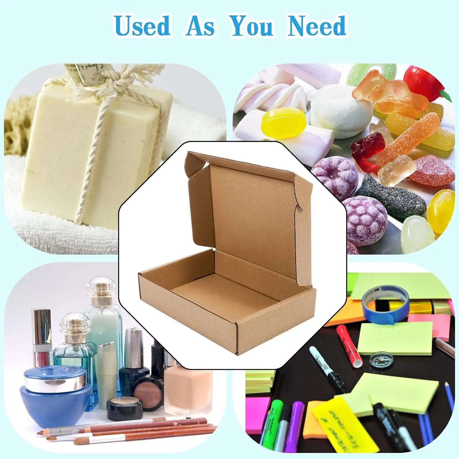 10/20PCS Corrugated Box Mailer - огляд і ціна Kraft Paper Box