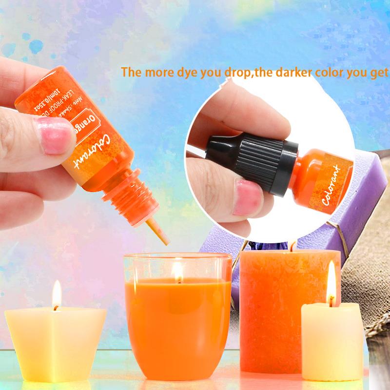 20 Colors 10ml Candle Wax Pigm - огляд і ціна Candle Supplies Beeswax