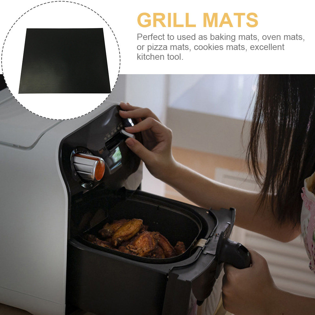 3Pcs Grill Mat Non-Stick Food  - огляд і ціна Heat Resistant Mat