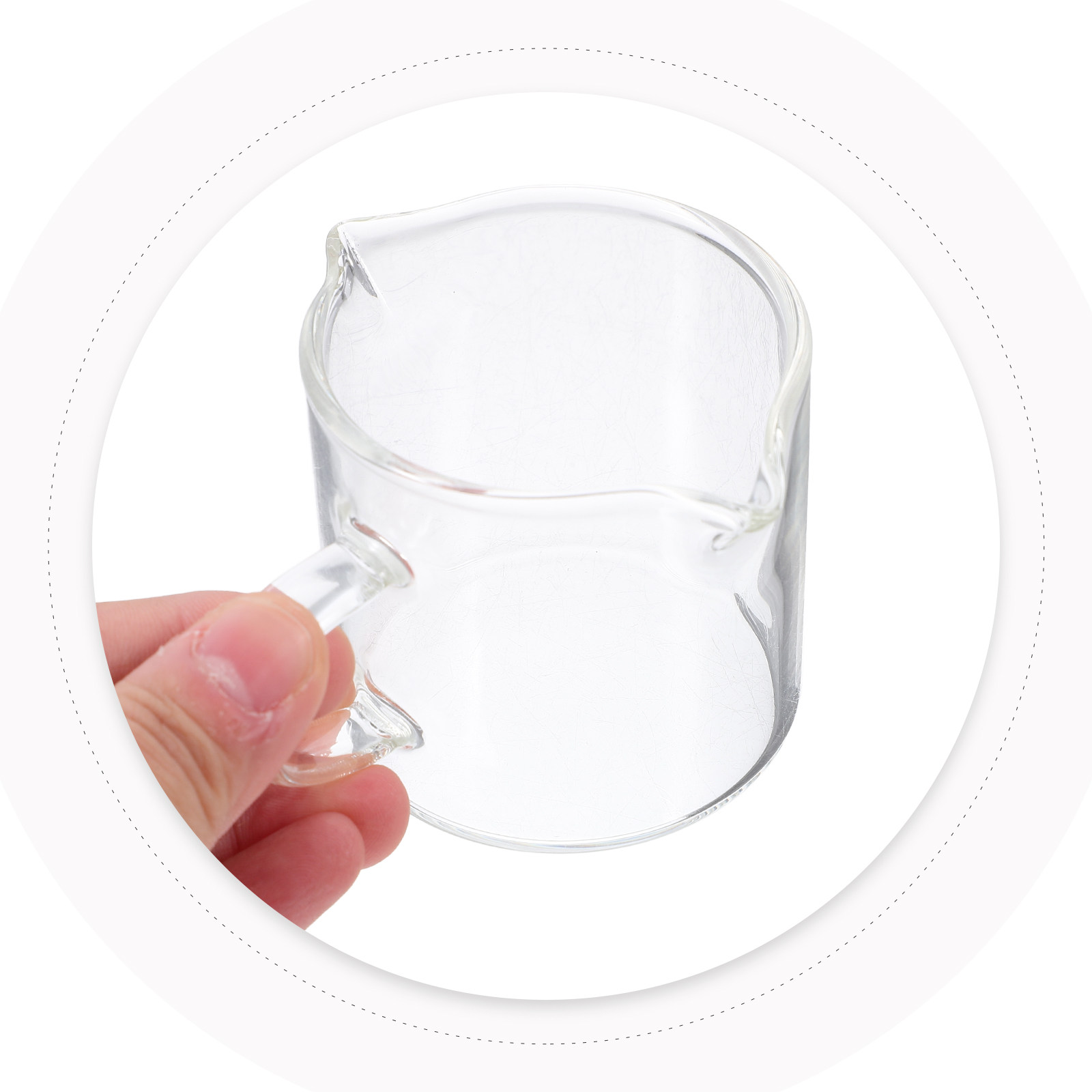 Small Mini Thickened Glass Dua - огляд і ціна Pour Spout Pitcher