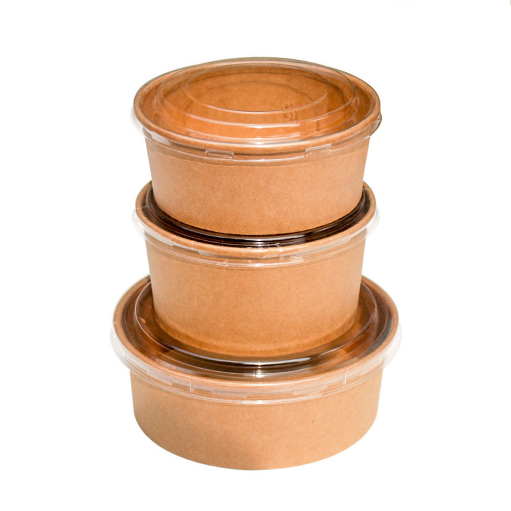 20Pcs Kraft Paper Bowls Leakpr - огляд і ціна Kraft Paper Box