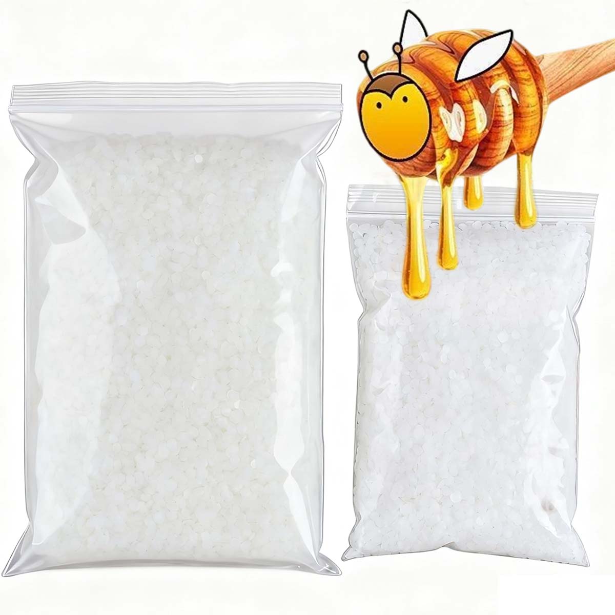 200g-1000g White Beeswax Pure  - огляд і ціна Candle Supplies Beeswax