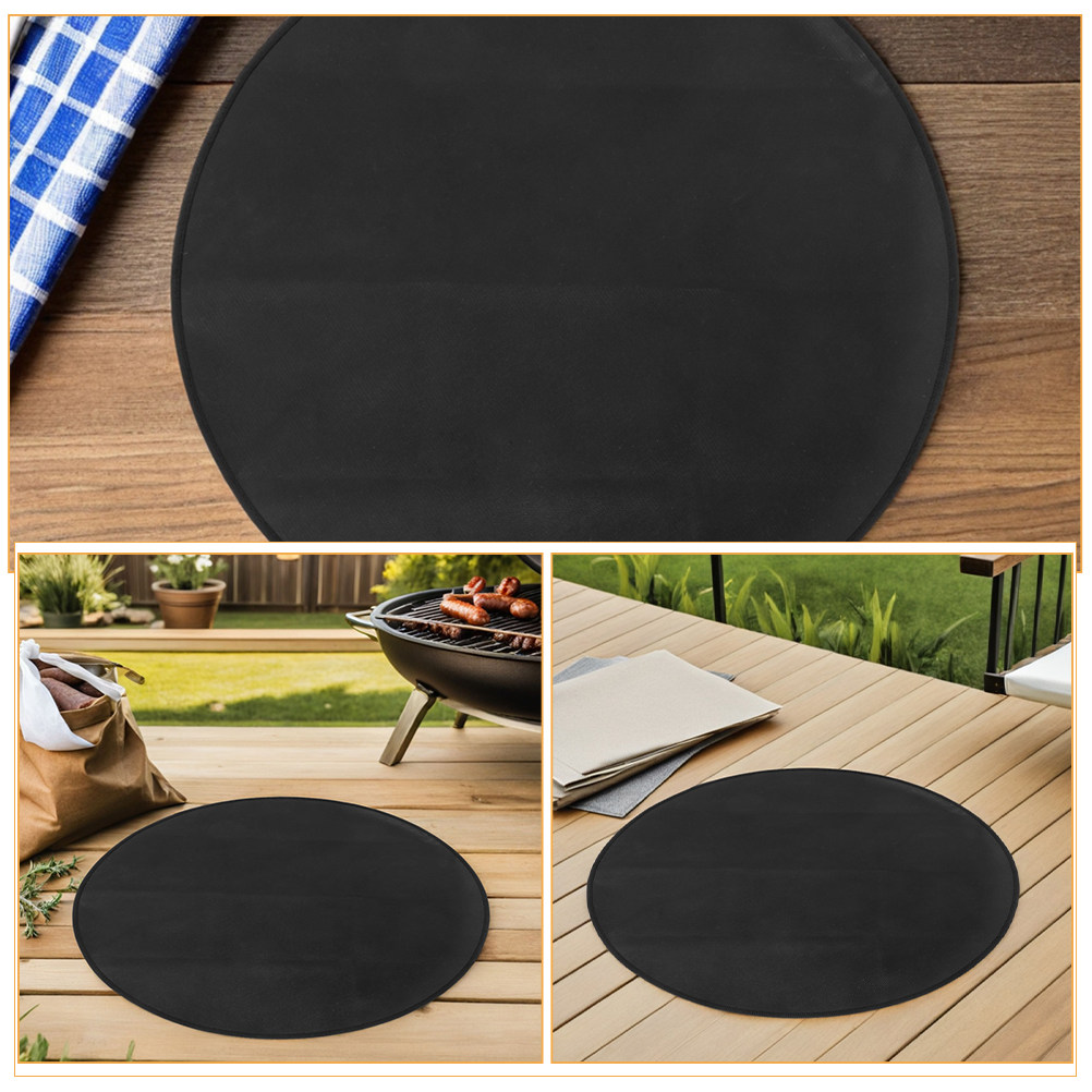 Round Fireproof Bbq Mat Heat R - огляд і ціна Heat Resistant Mat