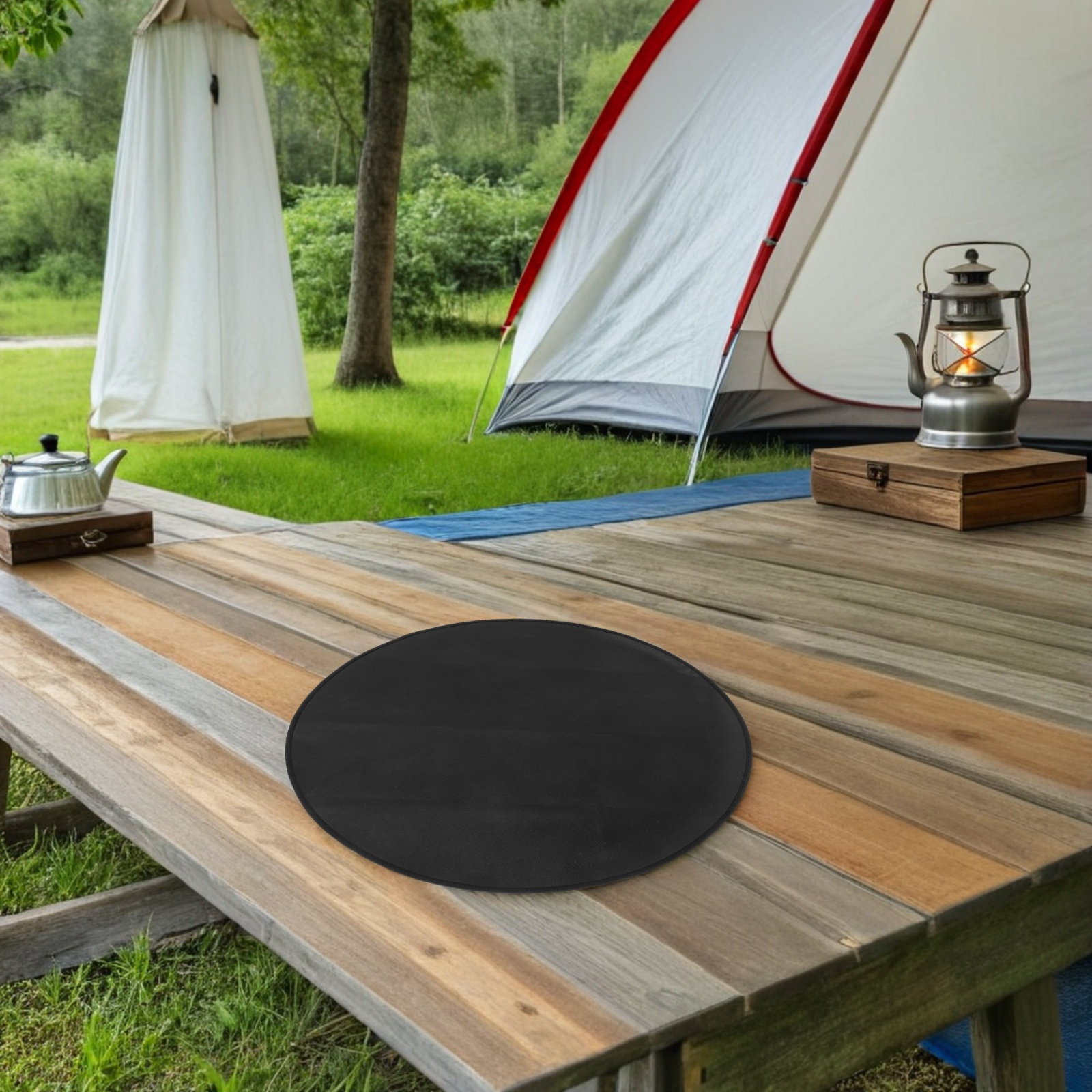 Round Fireproof Bbq Mat Heat R - огляд і ціна Heat Resistant Mat