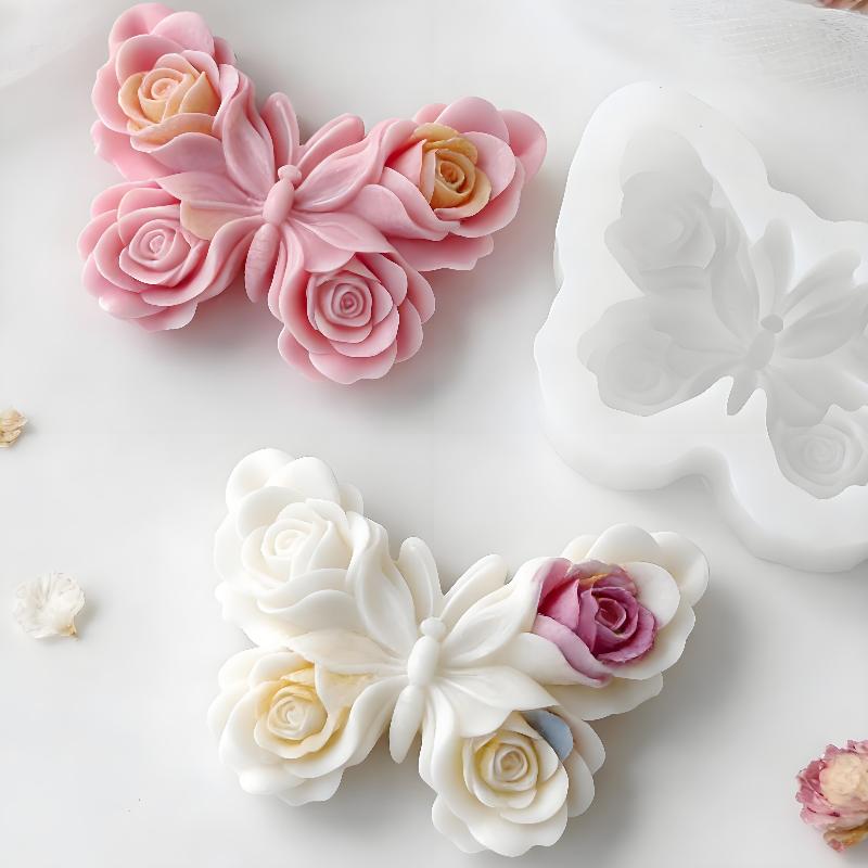 DIY Rose Butterfly Form Silico - огляд і ціна Candle Making Supplies Usa