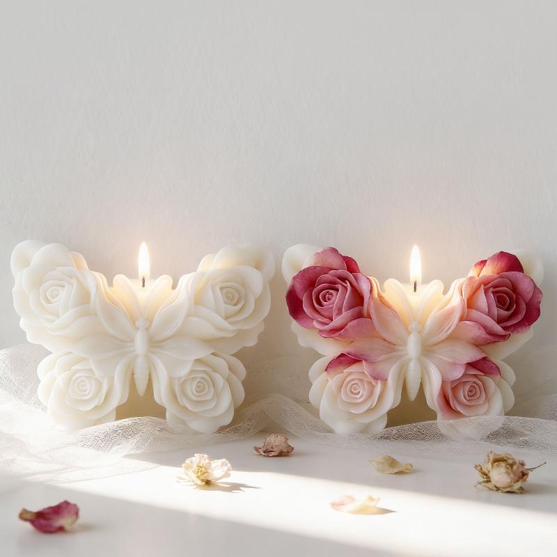 DIY Rose Butterfly Form Silico - огляд і ціна Candle Making Supplies Usa