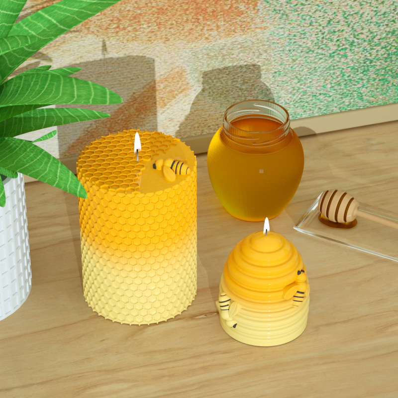 Candle Silicone Mold 3D Bee Ho - огляд і ціна Candle Supplies Beeswax