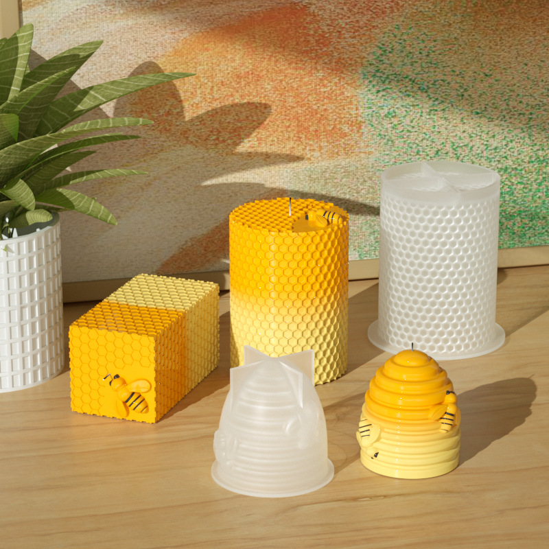Candle Silicone Mold 3D Bee Ho - огляд і ціна Candle Supplies Beeswax