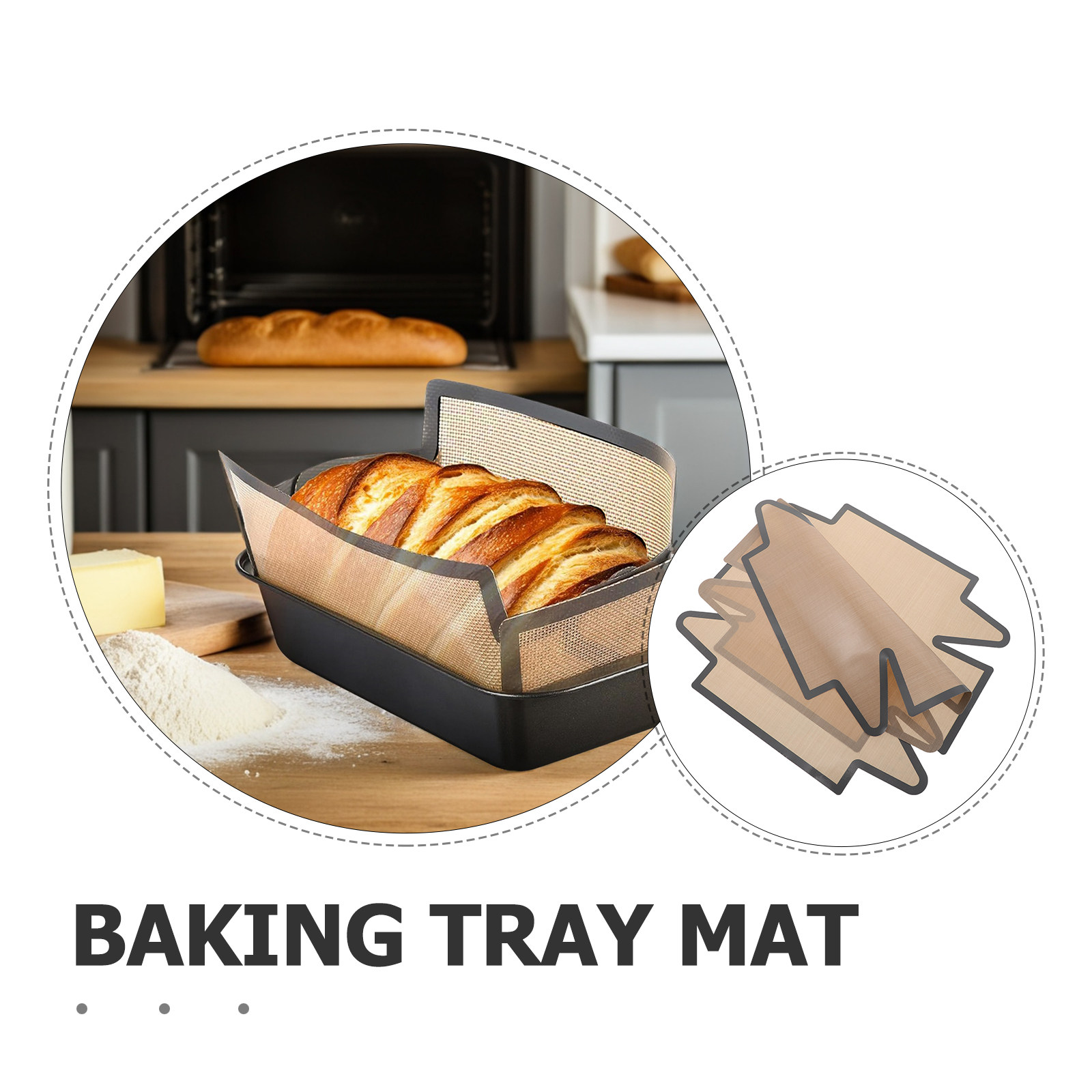 2Pcs Silicone Baking Mats Reus - огляд і ціна Heat Resistant Mat