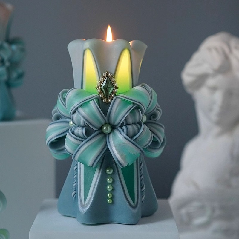 1KG Carved Scented Candle Raw  - огляд і ціна Candle Supplies Beeswax