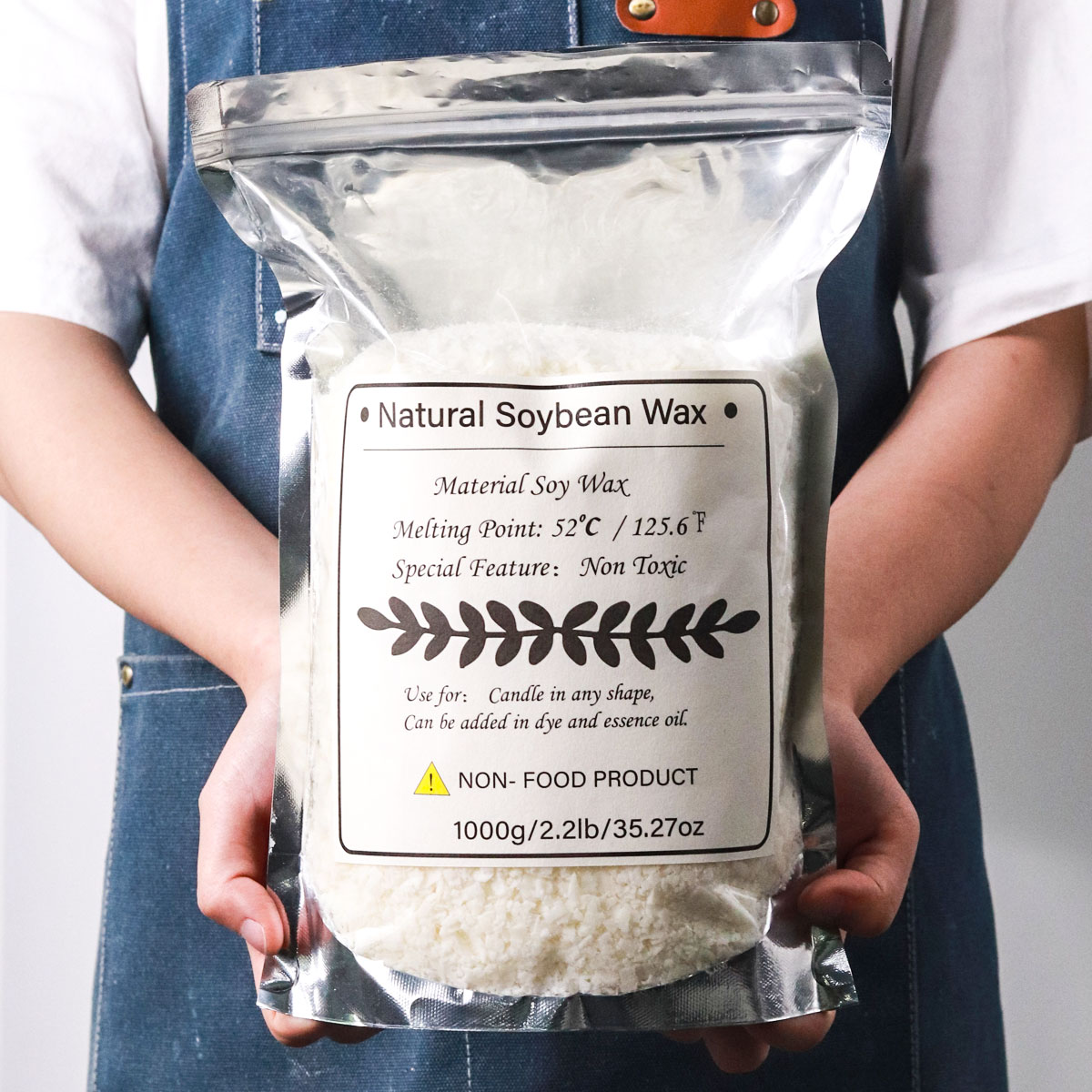 1KG Natural Soy Wax Granular S - огляд і ціна Candle Making Supplies Usa